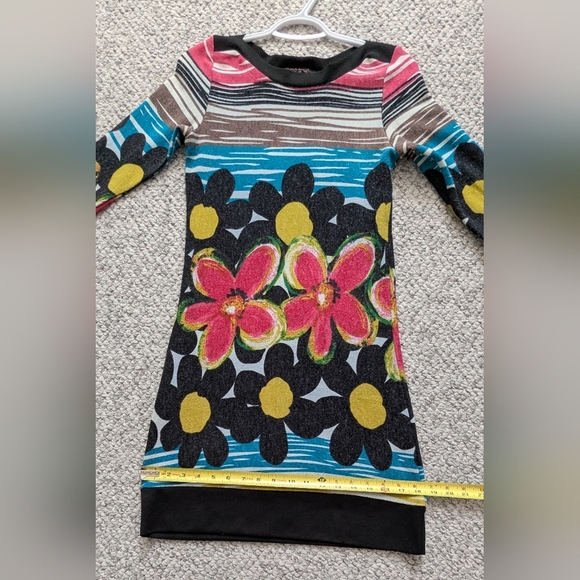 Coco&Tashi Womens (Size Small) Bright Vibrant Colorful Floral Bodycon Mini Dress - Picture 11 of 14